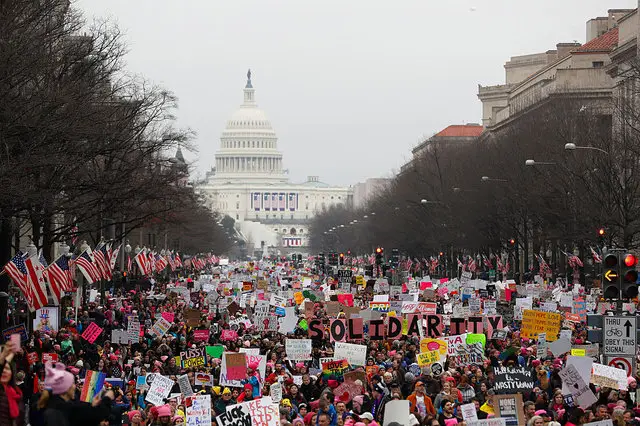 The Women's March on Washington in January